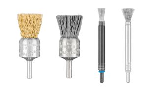 Shank Mounted End Brush Crimped